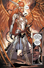 Aldrif Odinsdottir (Earth-616) and Sera (Earth-616) from Angela Asgard's Assassin Vol 1 3 001
