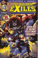 All New Exiles #1 "Out of the Frying Pan..." Release date: November 9, 1995 Cover date: October, 1995