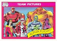 Alpha Flight (Earth-616) from Marvel Universe Cards Series I 0001