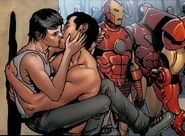 Anthony Stark (Earth-616) and Maria Hill (Earth-616) from Invincible Iron Man Vol 2 10 001
