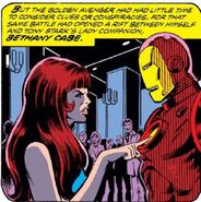 Being confronted by Bethany Cabe From Iron Man #126