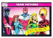 Excalibur (Earth-616) from Marvel Universe Cards Series I 0001