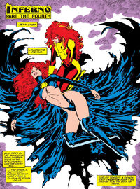 Madelyne Pryor and Jean Grey (Earth-616) from Uncanny X-Men Vol 1 243 0001