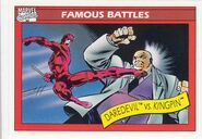 Matthew Murdock vs. Wilson Fisk (Earth-616) from Marvel Universe Cards Series I 0001