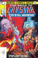 Saga of Crystar, Crystal Warrior #1 "The Sundered Throne" Release date: February 1, 1983 Cover date: May, 1983