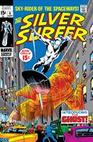 Silver Surfer #8 "Now Strikes the Ghost!" Release date: June 17, 1969 Cover date: September, 1969