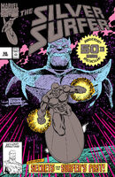 Silver Surfer (Vol. 3) #50 "Deeply Buried Secrets!" Release date: April 23, 1991 Cover date: June, 1991