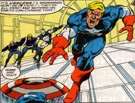 Captain America led Super-Soldier army (Earth-28918)