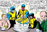 The X-Men celebrating their 1st anniversary.