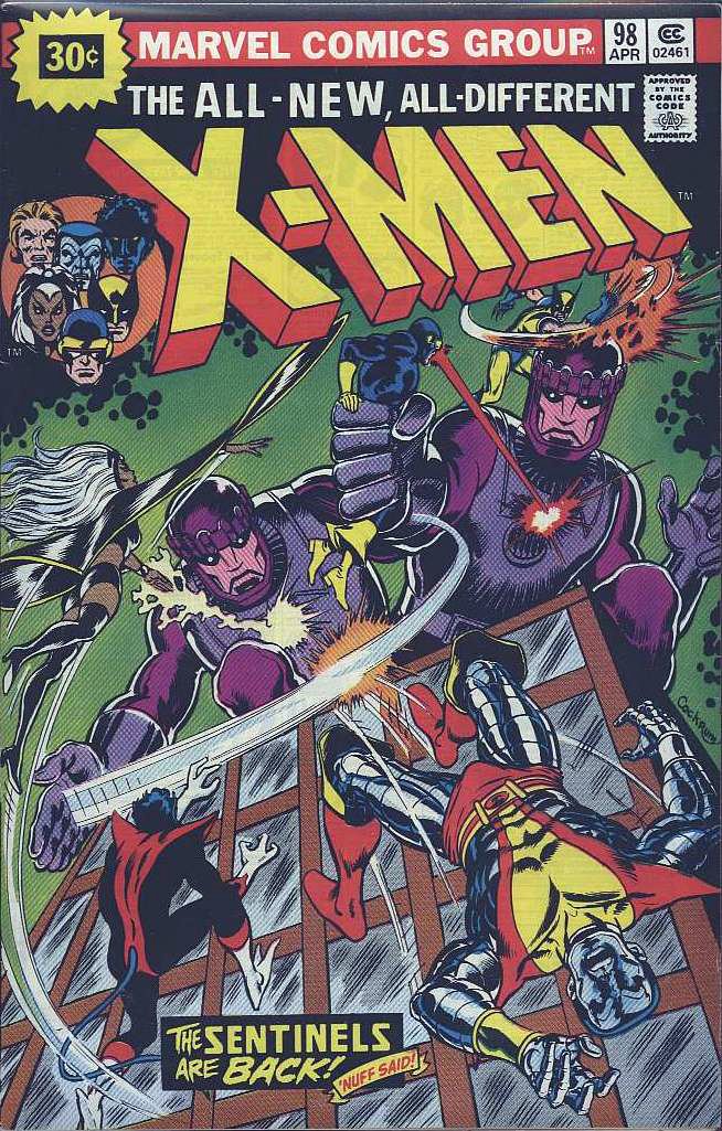 X-men #98 センチネル登場❗️1976年出版 アメコミリーフ - 洋書