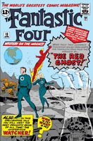Fantastic Four #13 "The Fantastic Four Versus the Red Ghost and His Indescribable Super-Apes!" Release date: January 3, 1963 Cover date: April, 1963