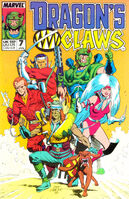 Dragon's Claws #7 "The Quality of Mercy!" Release date: December 20, 1988 Cover date: January, 1989