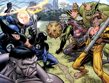 Fantastic_Four_(Earth-808122)_and_Frightful_Four_(Earth-808122)_from_Hero_Initiative_Mike_Wieringo_Vol_1_1_0001