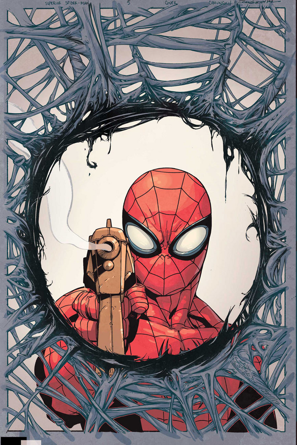 Спайдер комикс. Superior Spider-man. Супериор Спайдер Мэн. Супериор паук. Супериор человек паук комикс арт.