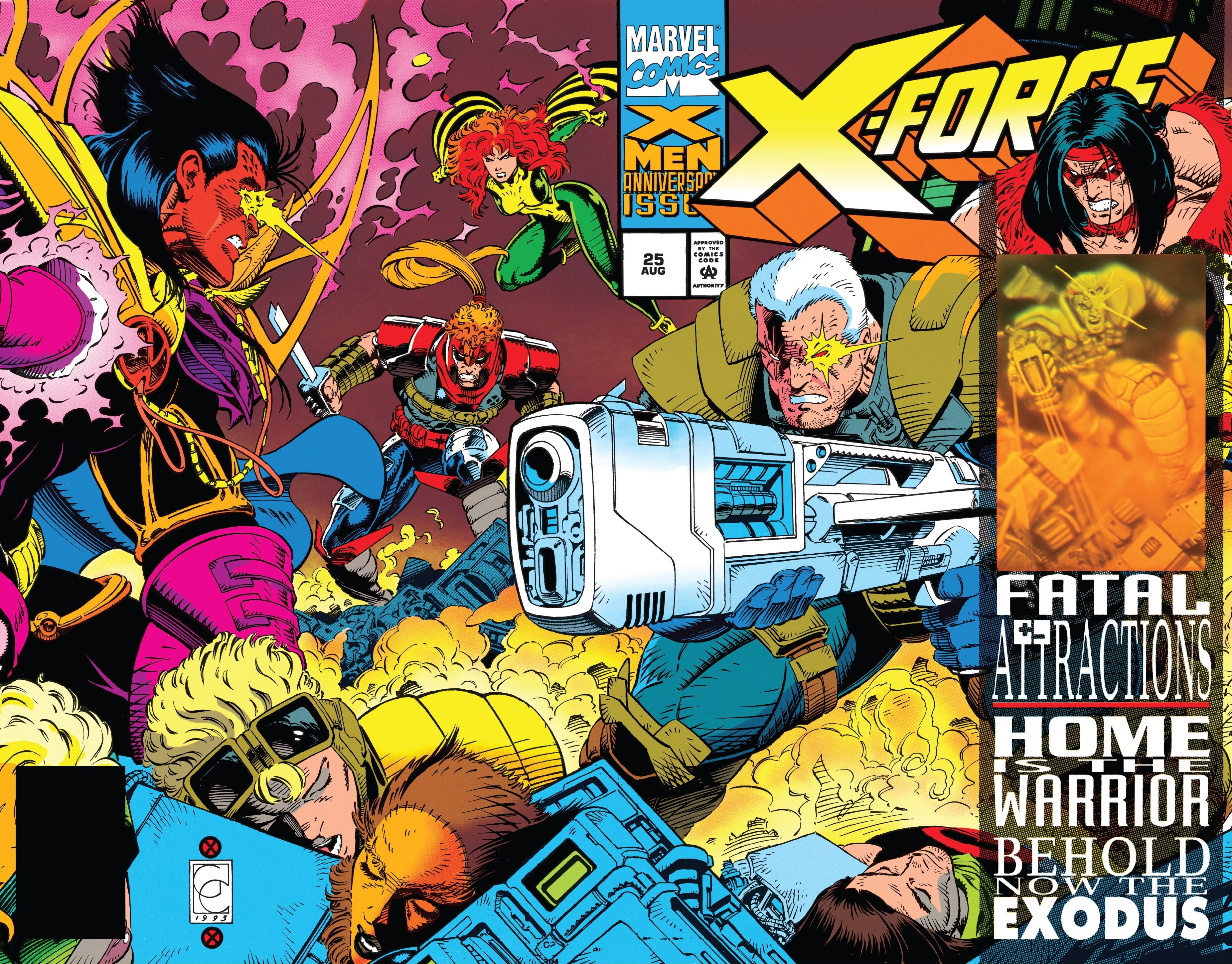 アメコミ X-Force コミックアート フレーム付き X-Force #27 - Cover A - COMIC BOOK ~ Marvel Comics 2022 x