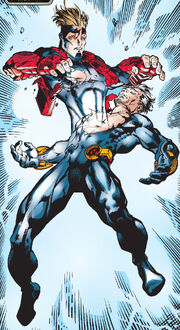 Alexander Summers (Earth-616) and Alexander Summers (Earth-1298) from Mutant X Vol 1 1 001.jpg