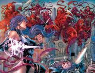 Facing off Hand ninjas on Japan From Psylocke #1