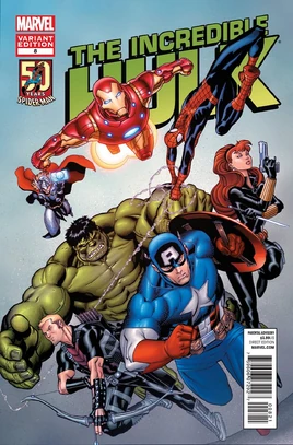Incredible Hulk Vol 4 8 50 Years of Spider-Man Variant