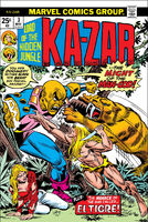 Ka-Zar (Vol. 2) #3 "Night of the Man-God!" Release date: February 19, 1974 Cover date: May, 1974