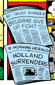 Belgium and Holland's surrender