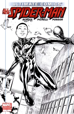 Ultimate Comics Spider-Man Vol 1 1 Sketch Pichelli Variant
