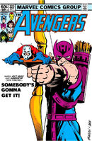 Avengers #223 "Of Robin Hoods and Roustabouts" Release date: June 8, 1982 Cover date: September, 1982