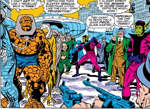 The Skrull mobsters of Kral IV