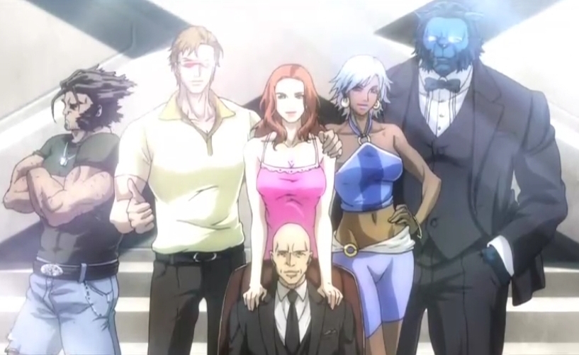 X online men anime