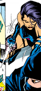 Materializing her iconic psychic knife for the first time against a Hand assassin From Uncanny X-Men #257