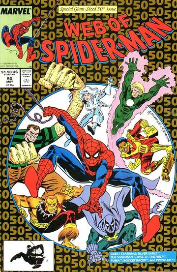 Web of Spiderman # 56 USA, 1989