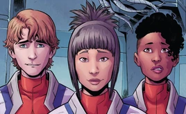 Alpha Cadets (Earth-616) from Mighty Captain Marvel Vol 1 5 001