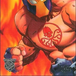 Bane Simpson (Earth-9602) from Amalgam Comics (Trading Cards) 0001.jpg