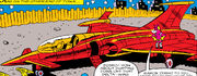 Baron Zebro's plane (Earth-8311) from Peter Porker, The Spectacular Spider-Ham Vol 1 16 0001