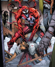 Cletus Kasady (Earth-616) and Carnage (Symbiote) (Earth-616) from Absolute Carnage Symbiote of Vengeance Vol 1 1 001