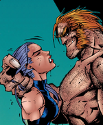 Elizabeth Braddock (Earth-616) and Victor Creed (Earth-616) from Uncanny X-Men Vol 1 328 001