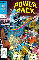 Power Pack #49 "The Wasting" Release date: June 13, 1989 Cover date: October, 1989