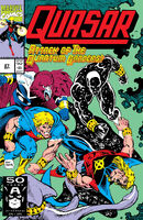 Quasar #27 "From Here to Maternity" Release date: August 13, 1991 Cover date: October, 1991