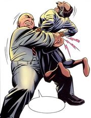 Wilson Fisk (Earth-7642) and Ra's al Ghul (Earth-7642) from Batman and Spider-Man Vol 1 1 001