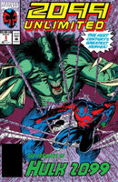 2099 Unlimited #1 "Nothing Ever Changes!" Release date: May 4, 1993 Cover date: July, 1993