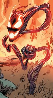 Carnage IV (Symbiote) (Earth-616) and Venom (Symbiote) (Earth-616) from Venom Vol 4 22 002