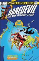 Daredevil #172 "Gangwar!" Release date: March 24, 1981 Cover date: July, 1981