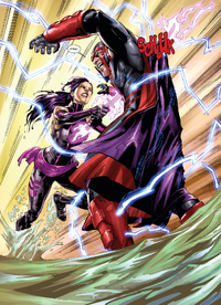Elizabeth Braddock (Earth-616) and Max Eisenhardt (Earth-616) from Uncanny X-Men Vol 4 19 002