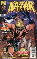 Ka-Zar (Vol. 3) #16 "Punished" Release date: June 3, 1998 Cover date: August, 1998
