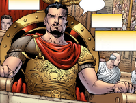 Emperor Stark Emperor Tony and Queen Gwendolyne (Earth-TRN1110)