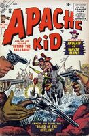 Apache Kid #16 "Beyond The Bad Lands!" Release date: July 5, 1955 Cover date: October, 1955