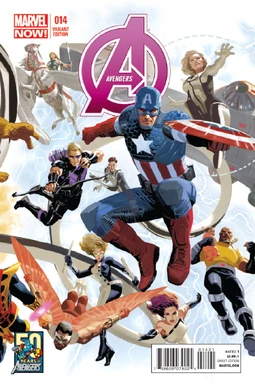 Avengers Vol 5 14 50 Years of Avengers Variant