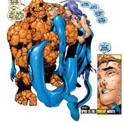 Benjamin Grimm (Earth-616), Reed Richards (Earth-616), and Alyssa Moy (Earth-616) from Fantastic Four Vol 3 5 001