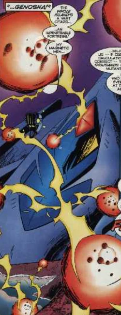 Genosha (Earth-9602) from Magneto and the Magnetic Men Vol 1 1 001