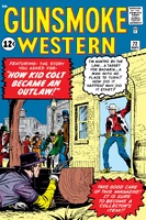 Gunsmoke Western #72 "How Kid Colt Became an Outlaw!" Release date: July 3, 1962 Cover date: September, 1962