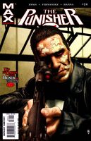 Punisher (Vol. 7) #24 "Up Is Down and Black Is White, Conclusion" Release date: August 10, 2005 Cover date: October, 2005